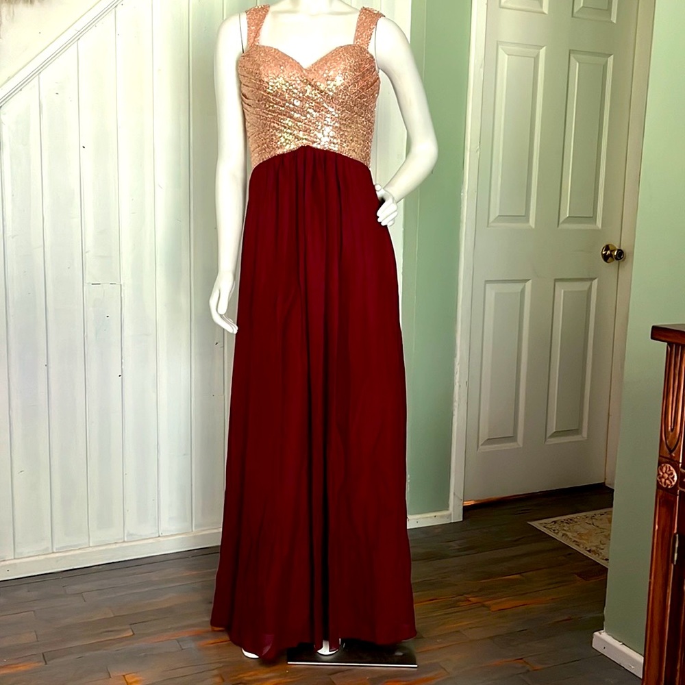 NEW Bridesmaid maid of honor full length dress